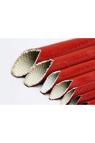 4.0 MM 250 Derece Isıya Dayanıklı 3000 V Cam Elyaf Yanmaz Makaron 1 M