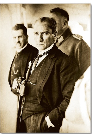 Cakasepetim Atatürk Cumhuriyet İn 10. Yılı Ahşap Mdf Tablo