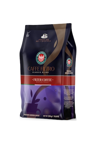 Caffe Filtro Clasico Filtre Ve Espresso 2x250 Gr. Çekirdek Veya Öğütülmüş Kahve Çekirdek Kahve