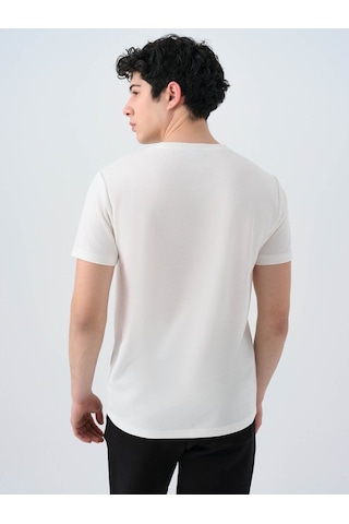 Loft Regular Fit Beyaz Erkek T-shirt Lf2038850 Beyaz