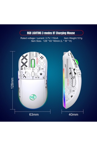 Hxsj C13116W-2 T90 Kablosuz Mekanik Mouse