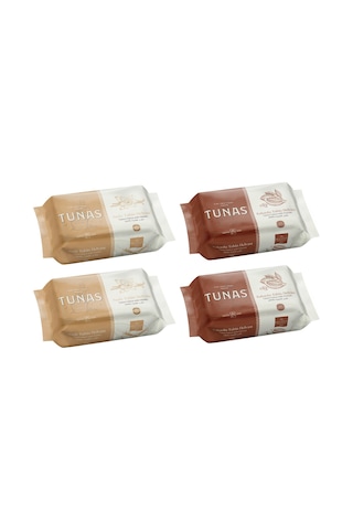 Tunas Kakaolu Ve Sade Tahin Helvası 500 Gr 4 Lü Karma Paket