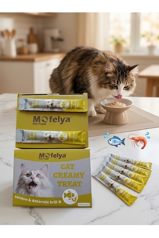 Kedi Ödül Krema 15 G Somon & Antartika Krilli 60'lı Kutu