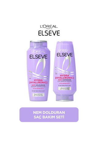 ELSEVE Hydra [hyaluronic] Neme Ihtiyaç Duyan Saçlar Için Bakım Seti - Şampuan & Saç Bakım Kremi