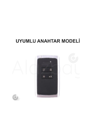 Renault Clio 5 Megane E-tech Austral Koleos Kadjar Captur Zoe Anahtar Kılıfı Siyah Gold - 1 Adet