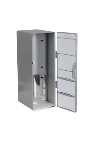 Wondernest 3,5w Usb Pc Mini Buzdolabı İçecek Soğutucu & Isıtıcı, 24,5x10,8x8,3cm Gümüş