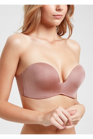 Suwen Hand Up Straplez Sütyen Sw8425100 Vizon