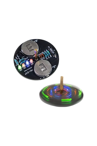 Dc 6v Led Dönen Gyro Yanıp Sönen Işıklar Hobi Devresi Dıy Lehimleme Kiti - Demonte Montesiz