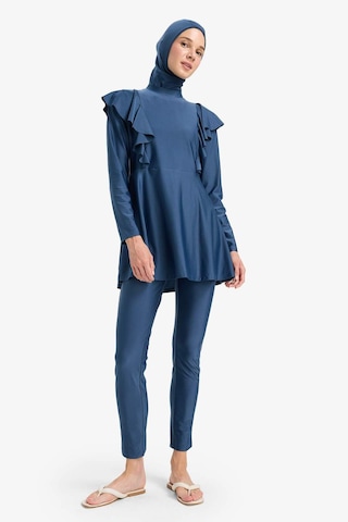 DeFacto Regular Fit 5'li Hızlı Kuruyan Burkini Takımı E7999AX25HSNV241