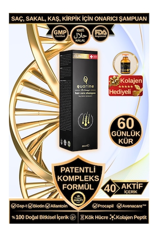 Dr. Sammy's Quarine Premium Şampuan 250ml Dökülen