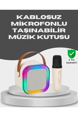 Northcity Kablosuz Karaoke Mikrofon Hoparlör Seti - 10-20w Güçlü Ses Ve Bluetooth
