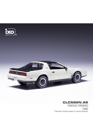1:43 Ölçek Ixo 1982 Pontiac Firebird Diecast Metal Minyatür Model Araba 10cm