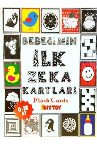 0-12 Ay Bebekler için Ilk Zeka Kartları Zeka Geliştirici Kartlar