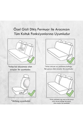 Honda Fc5 Koltuk Minder Ortopedik Cepli Araç Ve Kılıf Seti Tam Uyumlu,taba Renk,konforlu Tasarım