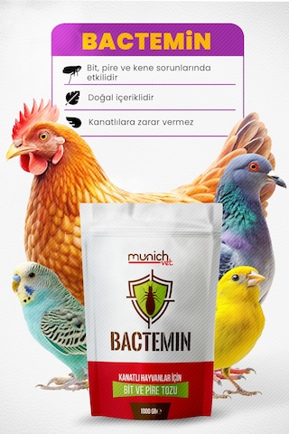 Bactemin Kanatlı Hayvan Bit Pire Tozu 1 Kilo