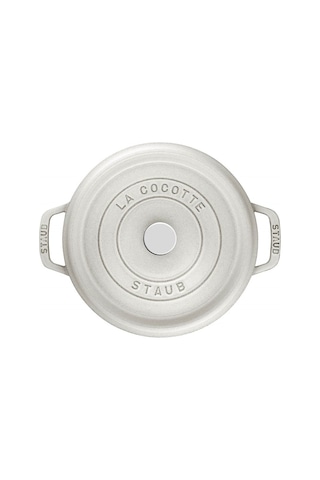 Staub 405014140 Döküm Tencere Trüf Beyazı, 28 CM
