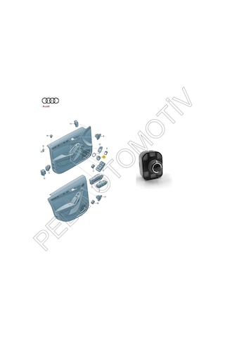 Audi A5 Katlanabilir Ayna Ayar Düğmesi 8k0959565c