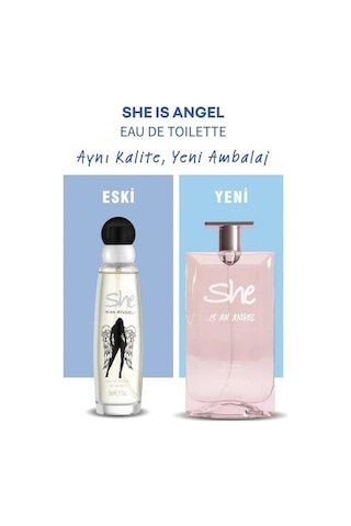 She Angel Kadın Parfüm EDT 50 ML