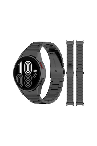 Samsung Galaxy Uyumlu Watch 4 5 6 Pro 40 44 Classic 42 43 46 47 Mm Kordon 1-1 Klipsli Metal Kordon 04