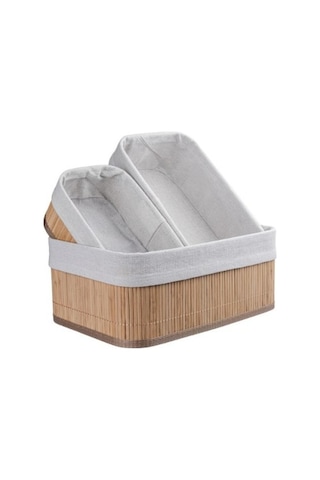 Büro Ev Ofis Düzeni İçin Bambu Yapım Sepet Seti Diğer