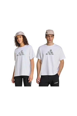 Adidas U Terrex Rocks G T Unisex Outdoor Tişörtü Kb9625 Beyaz