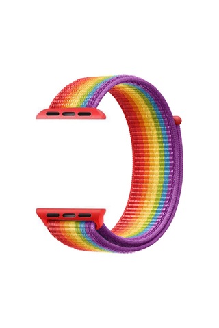 Microsonic iOS Uyumlu Watch 6 40Mm Kordon Woven Sport Pride Edition