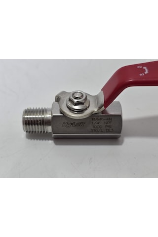 Hy-lok Bvmf-4n 1/4 Npt Paslanmaz Çelik Küresel Vana