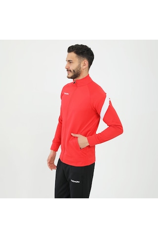 Tryon Kırmızı - Beyaz Erkek Futbol Kamp Sweat Kamp Eşofman Evo Pr 001