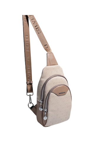 Silver Polo Sp959 Kadın Vücut Çantası Fashion Bej-latte