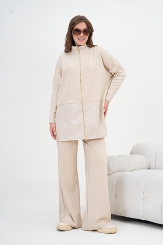 Ftz Kadın Deri İki İp Takım Bej 30949 Bej