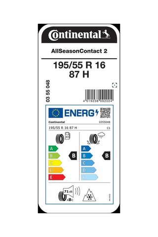Continental 195/55R16 87H Allseasoncontact 2 Dört Mevsim Lastiği 2025