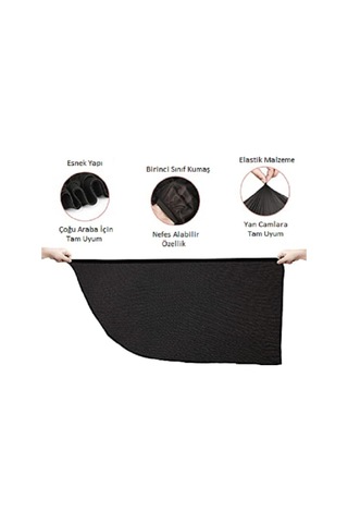 Araba Yan Cam Perdesi Güneş Önleyici Araç Içi Güneşliği Için Sinekliği Koruyucu Örtü