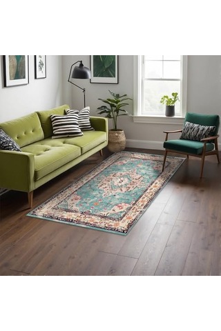 Pier Kadife Kaymaz Pamuk Tabanlı Yıkanabilir Antibakteriyel Salon Halısı 200x300 Diğer