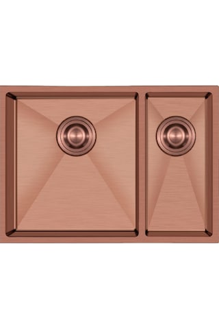 Crauf Stella 4563 Pvd Bakır 1,5 Gözlü Sağ Paslanmaz Çelik Mutfak Eviyesi Bakır