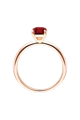 Sirius Oktagon Kesim Garnet Tektaş Yüzük 0831R0022