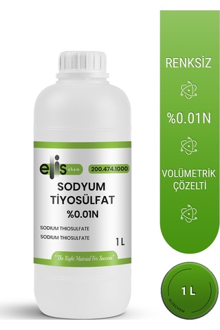 Sodyum Tiyosülfat 0.01n 1 Litre Sodyum Tiyosülfat 0.01n 1 Litre