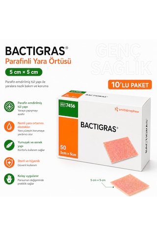 Bactıgras Yara Örtüsü 5 5cm 10 Paket