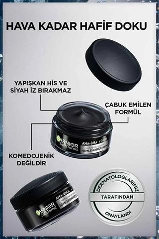 Yüz Bakim Kremi & Saf Ve Temiz Kömür Matlaştırıcı, Nemlendirici Gündüz Kremi 50ml