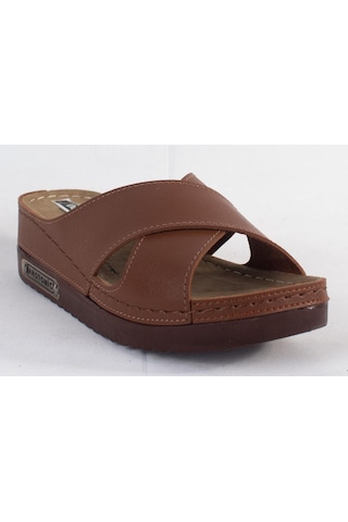 Dagoster Dza37-3029 Taba Günlük Ortopedik Kadın Terlik