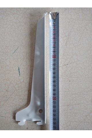 Dirilyapımarket Beyaz Raf Desteği 25 Cm 4 Adet