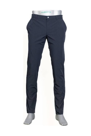 Alberto Mens Ian Tech Print Slim Fit Erkek Pantolon Navy-899