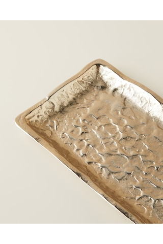 English Home Glare Alüminyum Dekoratif Tepsi 36x18 Cm Gold