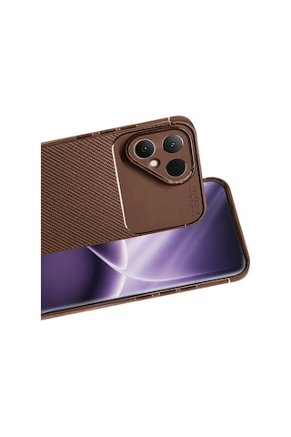 Newface - 770 - Tecno Pova Curve 2 5g Auto Focus Karbon Kapak - Glblseme - - Kahverengi