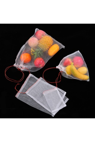 Monyee 40 Ağız Nilon Meyve Koruma Çantaları, Güveç Ve Böcekten Koruma, 15x10 Cm, 100 Adet
