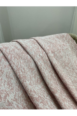 Özlü Home Lüks Pamuklu Koltuk Çekyat Örtüsü 170x220 Somon Çift Taraflı Terletmez Kaymaz Toplanmaz Somon