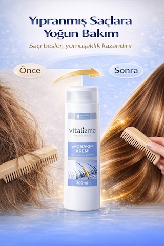 Pharma Rosso Vitalizma Saç Bakım Kremi 300 ML