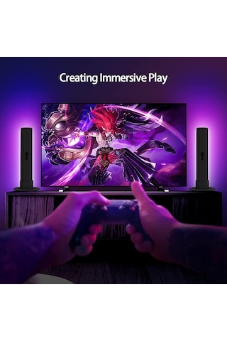 Sones Zm-021 Music Sync Led Bar Ortam Işığı Tv Tuya Masaüstü Atmosfer Lambası