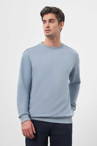 Morven Erkek Mavi Basic Bisiklet Yaka Sweat-shirt 25ks063005300 Mavi Mavi