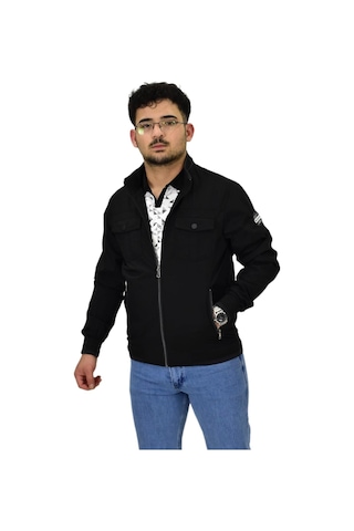 Erkek Mevsimlik Spor Mont 8093 Bgl-st04511 Siyah