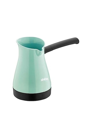 Scm-2955 Elektrikli Cezve, Yeşil, 400 Ml Su Kapasitesi, Paslanmaz Çelik, 1000 W Siyah